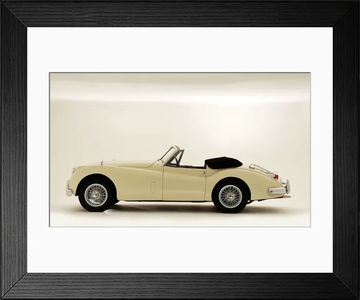 Framed Print : 1955 Jaguar XK140 Framed Print : 1955 Jaguar XK140