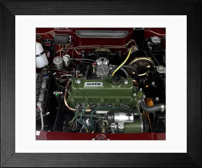 Framed Print : 1965 Austin 1800 engine Framed Print : 1965 Austin 1800 engine