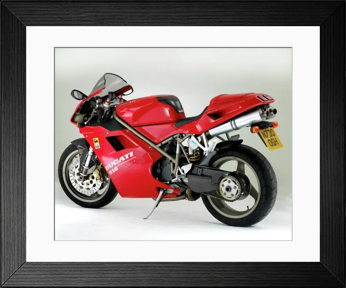 Framed Print : 1995 Ducati 916 Framed Print : 1995 Ducati 916