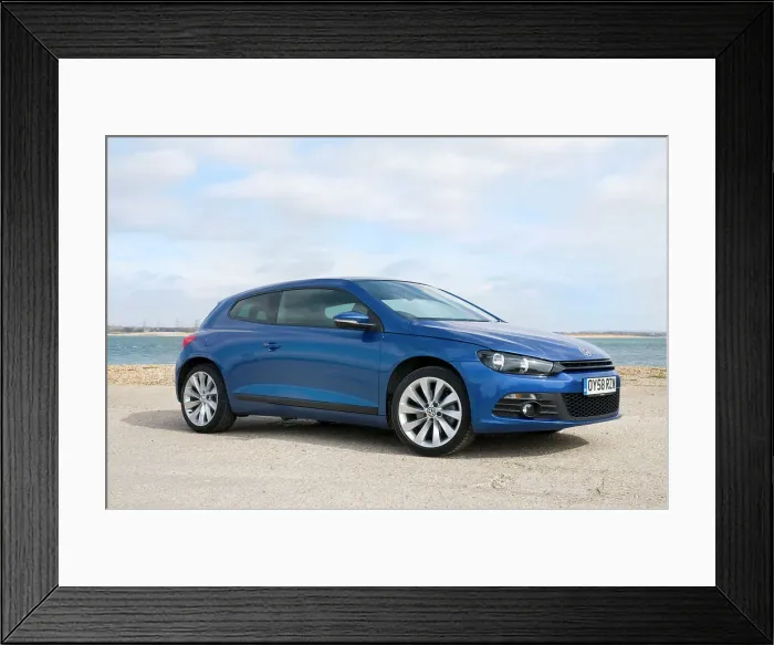 Framed Print : 2009 Volkswagen Scirocco 2.0 GT TSi Framed Print : 2009 Volkswagen Scirocco 2.0 GT TSi