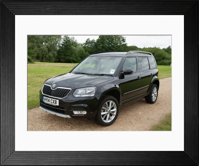Framed Print : 2014 Skoda Yeti SE Framed Print : 2014 Skoda Yeti SE