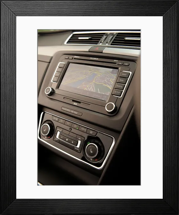 Framed Print : Skoda SUPERB 2008. Artist: Simon Clay Framed Print : Skoda SUPERB 2008. Artist: Simon Clay