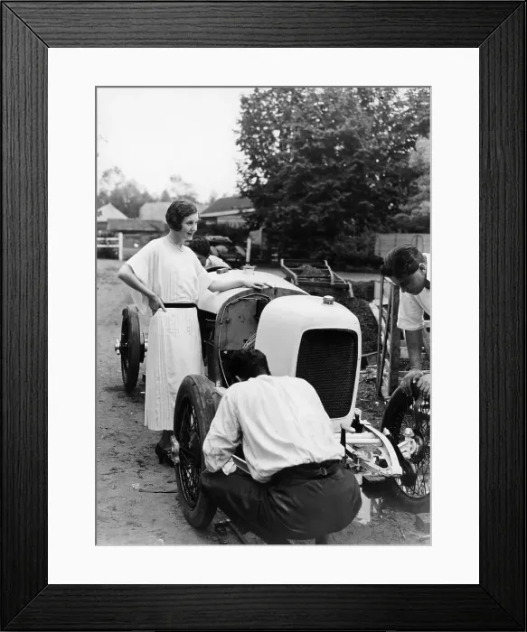 Framed Print : June and Woolf Barnato Framed Print : June and Woolf Barnato