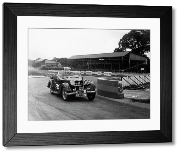 Framed Print : 1937 Riley Lynx at Goodwood
