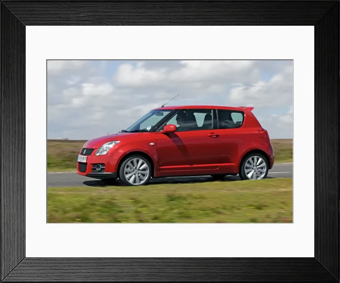 Framed Print : 2009 Suzuki Swift Sport Framed Print : 2009 Suzuki Swift Sport
