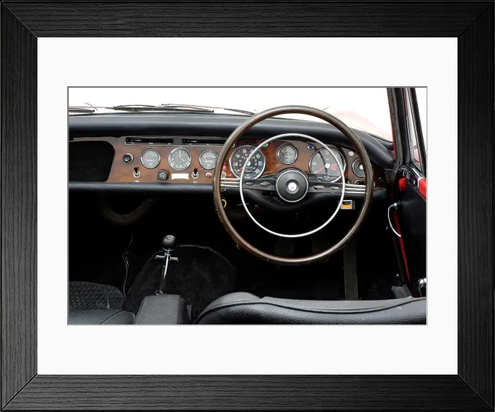 Framed Print : 1965 Sunbeam Tiger Alpine 260