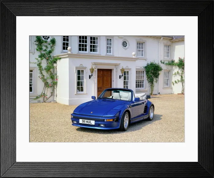 Framed Print : 1989 Porsche 911 Turbo SE Cabriolet Framed Print : 1989 Porsche 911 Turbo SE Cabriolet