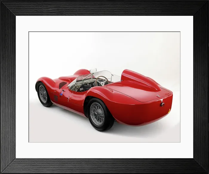 Framed Print : 1960 Maserati Tipo 60 Bird Cage Framed Print : 1960 Maserati Tipo 60 Bird Cage
