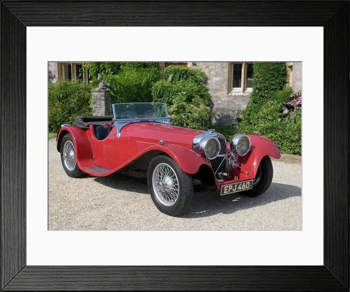 Framed Print : 1937 SS 100 Framed Print : 1937 SS 100