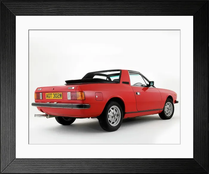 Framed Print : 1980 Lancia Beta 2000