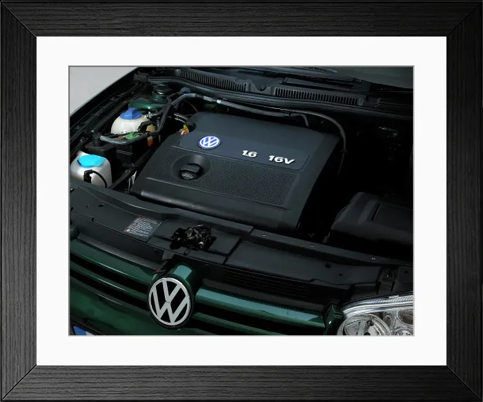 Framed Print : 2001 VW Golf 1.6 Framed Print : 2001 VW Golf 1.6