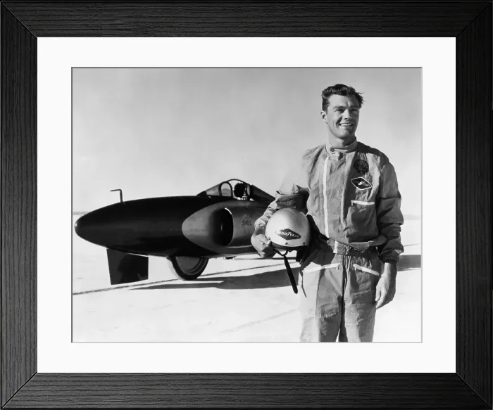 Framed Print : Craig Breedlove and the Spirit of America, 1963 Framed Print : Craig Breedlove and the Spirit of America, 1963