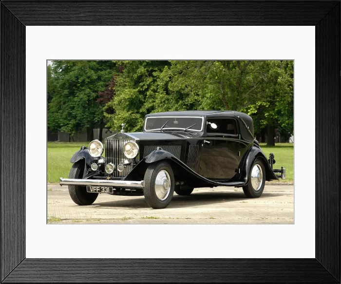 Framed Print : 1933 Rolls Royce Phantom 2 Continental Framed Print : 1933 Rolls Royce Phantom 2 Continental