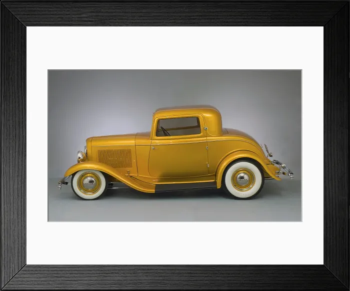 Framed Print : 1932 Ford Model B Custom Car Framed Print : 1932 Ford Model B Custom Car