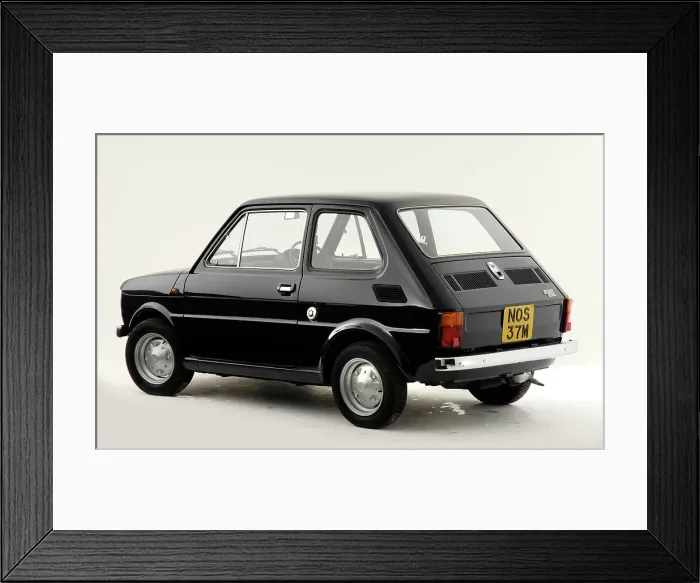 Framed Print : 1974 Fiat 126