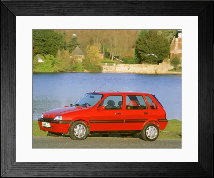 Framed Print : 1993 Rover Metro 1.1s Framed Print : 1993 Rover Metro 1.1s
