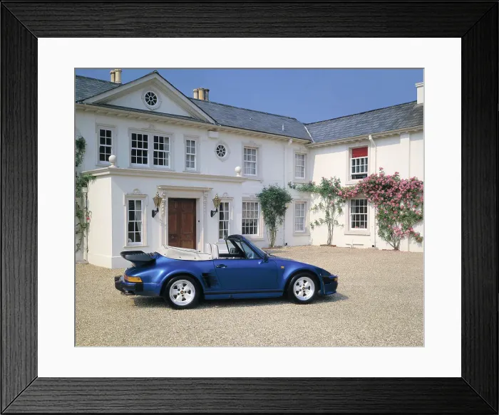 Framed Print : 1989 Porsche 911 SE cabriolet