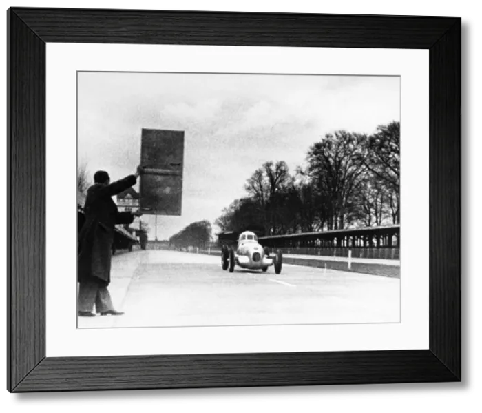 Framed Print : Rudolf Caracciola driving Mercedes-Benz W25 Streamliner car, 1934 Framed Print : Rudolf Caracciola driving Mercedes-Benz W25 Streamliner car, 1934