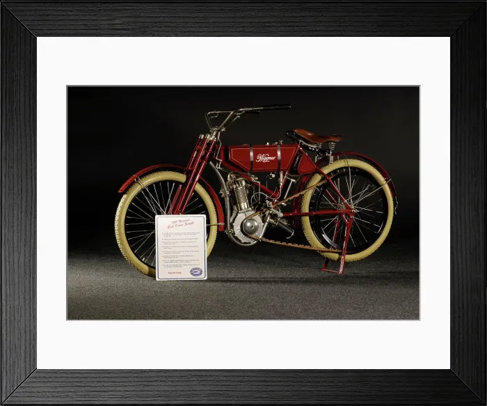 Framed Print : Wagner belt drive single 1911. Artist: Simon Clay Framed Print : Wagner belt drive single 1911. Artist: Simon Clay