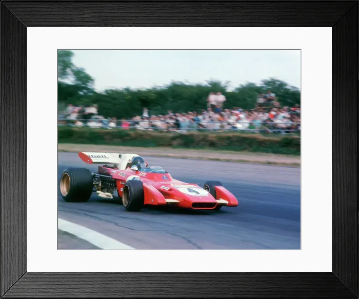 Framed Print : 1971 Ferrari 312 B2, Jackie Ickx, 1971 British GP Framed Print : 1971 Ferrari 312 B2, Jackie Ickx, 1971 British GP