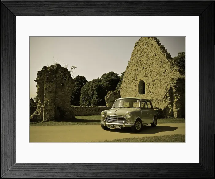 Framed Print : 1965 Austin Mini Coopers Framed Print : 1965 Austin Mini Coopers