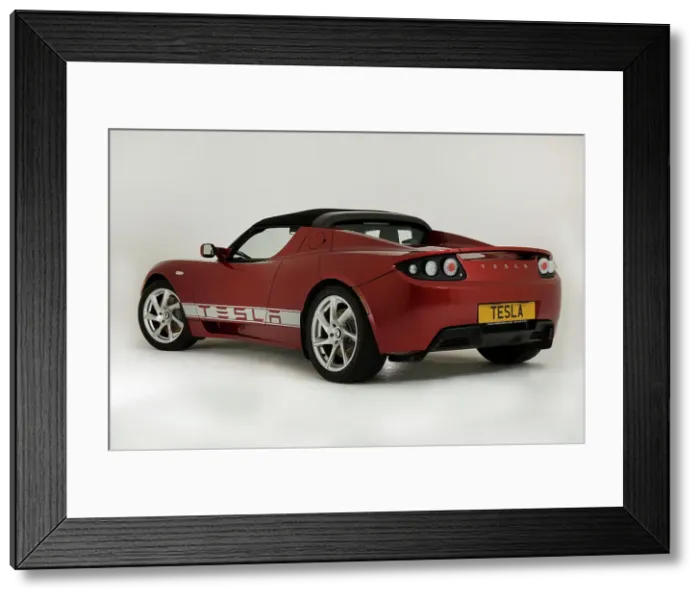 Framed Print : 2010 Tesla Roadster Framed Print : 2010 Tesla Roadster