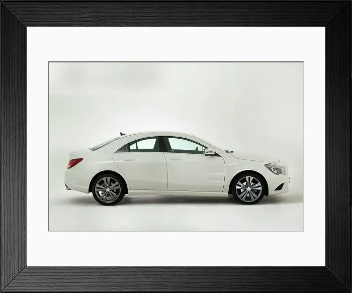 Framed Print : 2013 Mercedes Benz CLA 180 Sport Framed Print : 2013 Mercedes Benz CLA 180 Sport