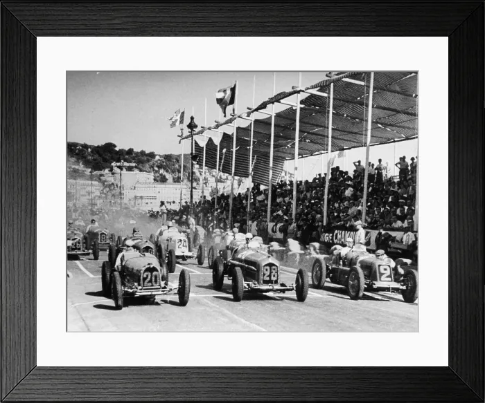 Framed Print : The starting grid for the Nice Grand Prix, 1934 Framed Print : The starting grid for the Nice Grand Prix, 1934