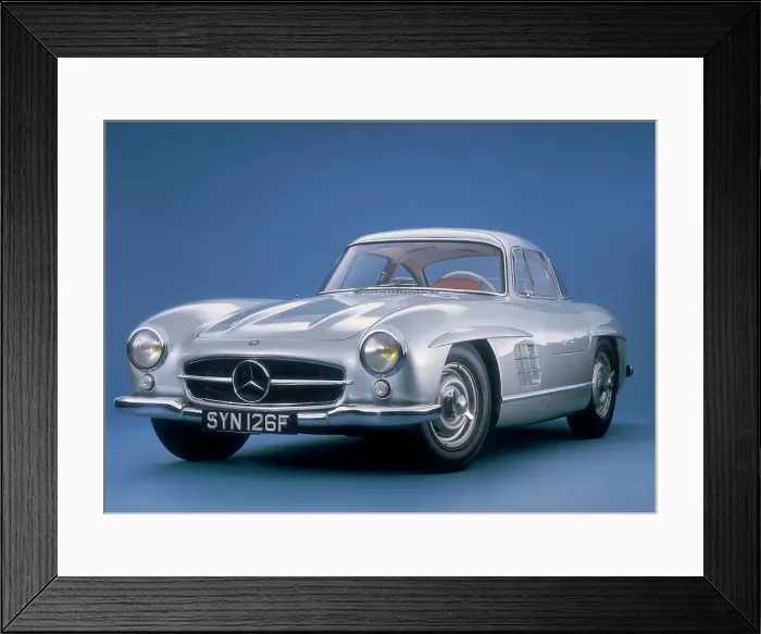Framed Print : 1957 Mercedes Benz 300 SL Gullwing Framed Print : 1957 Mercedes Benz 300 SL Gullwing