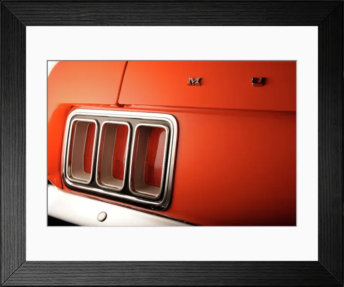 Framed Print : Ford Mustang Boss 429 1970. Artist: Simon Clay Framed Print : Ford Mustang Boss 429 1970. Artist: Simon Clay