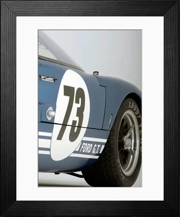Framed Print : Ford GT40 Daytona prototype 1965. Artist: Simon Clay Framed Print : Ford GT40 Daytona prototype 1965. Artist: Simon Clay
