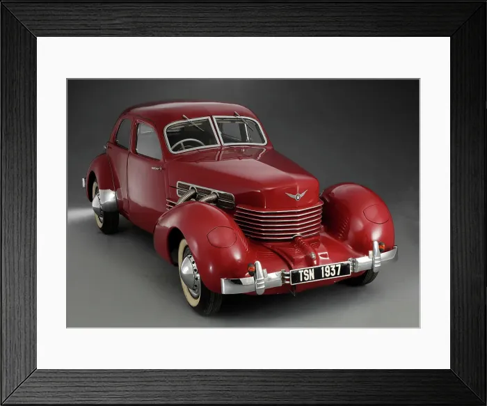 Framed Print : 1937 Cord Westchester Sedan Framed Print : 1937 Cord Westchester Sedan