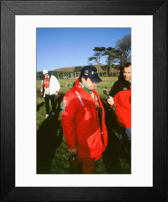 Framed Print : Carlos Sainz 1999 Network Q rally Framed Print : Carlos Sainz 1999 Network Q rally
