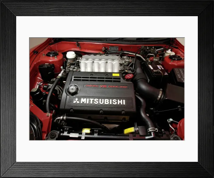 Framed Print : 1997 Mitsubishi FTO GPX Framed Print : 1997 Mitsubishi FTO GPX