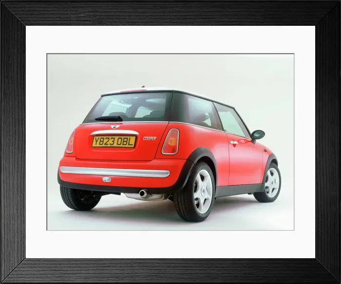 Framed Print : 2001 Mini Cooper Framed Print : 2001 Mini Cooper