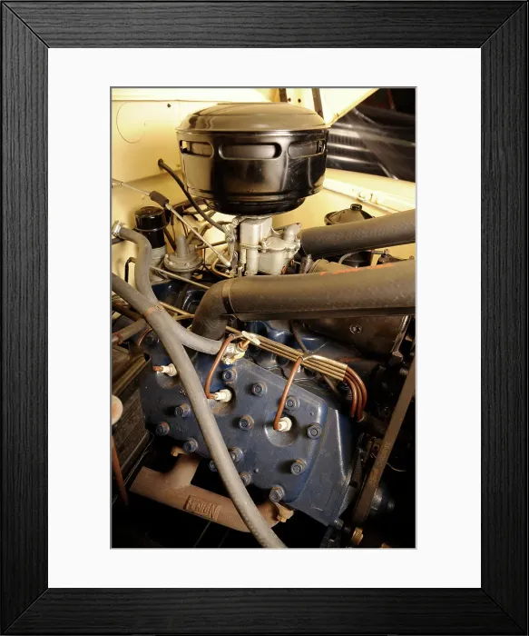 Framed Print : Ford woodie station wagon 1946. Artist: Simon Clay Framed Print : Ford woodie station wagon 1946. Artist: Simon Clay