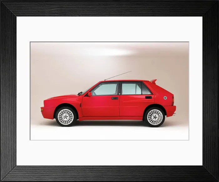 Framed Print : 1993 Lancia Delta Integrale Framed Print : 1993 Lancia Delta Integrale