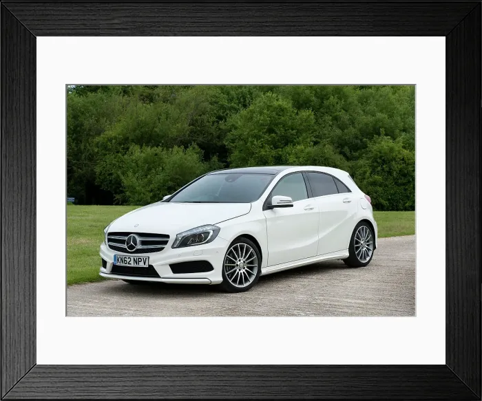 Framed Print : 2013 Mercedes Benz A Class 250 AMG Framed Print : 2013 Mercedes Benz A Class 250 AMG