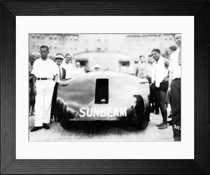 Framed Print : Sunbeam 1000hp World Land speed record attempt at Daytona 1927 Framed Print : Sunbeam 1000hp World Land speed record attempt at Daytona 1927