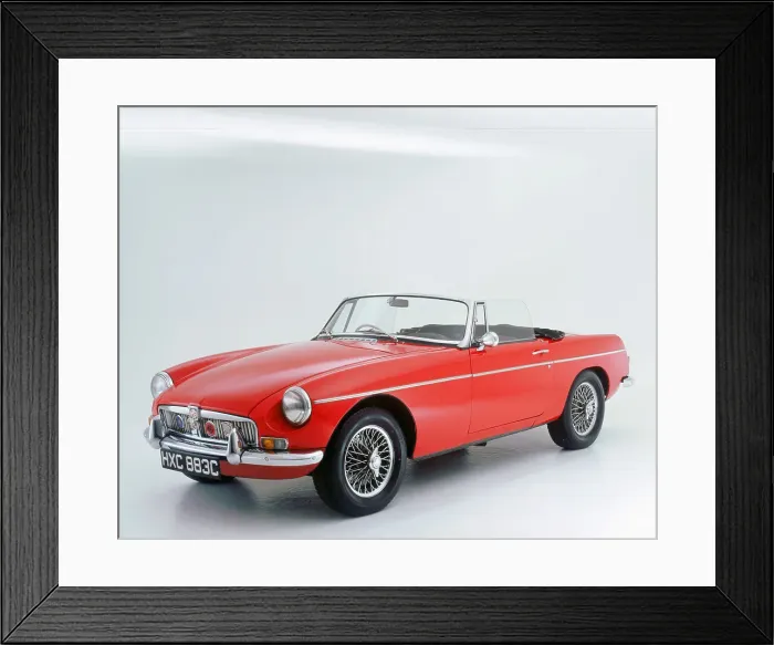 Framed Print : 1965 MG B roadster Framed Print : 1965 MG B roadster