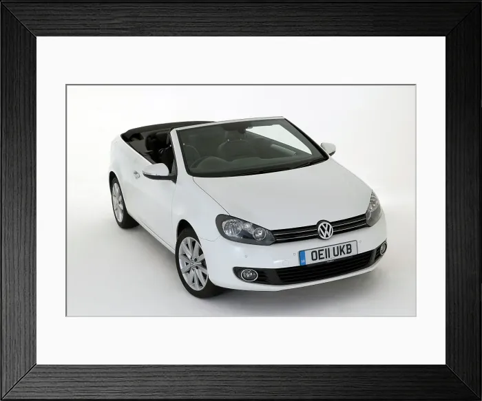 Framed Print : 2011 VW Golf Tdi Cabriolet Framed Print : 2011 VW Golf Tdi Cabriolet