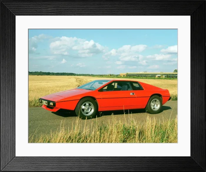 Framed Print : 1975 Lotus Esprit Series 1 Framed Print : 1975 Lotus Esprit Series 1