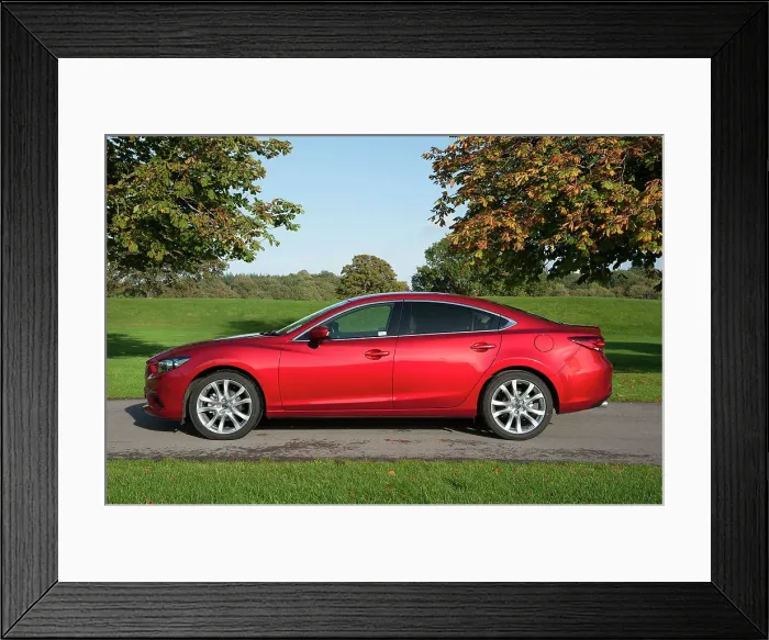Framed Print : 2013 Mazda 6 2.2D Sport Nav Framed Print : 2013 Mazda 6 2.2D Sport Nav