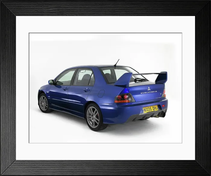 Framed Print : 2005 Mitsubishi Evo 9 FQ340 Framed Print : 2005 Mitsubishi Evo 9 FQ340