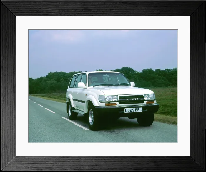 Framed Print : 1994 Toyota Landcruiser VX Turbo Framed Print : 1994 Toyota Landcruiser VX Turbo