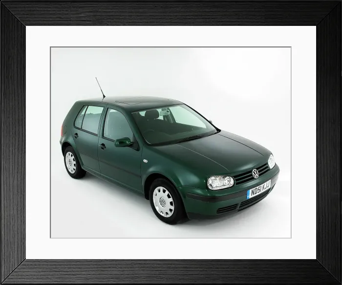 Framed Print : 2001 VW Golf 1.6 Framed Print : 2001 VW Golf 1.6