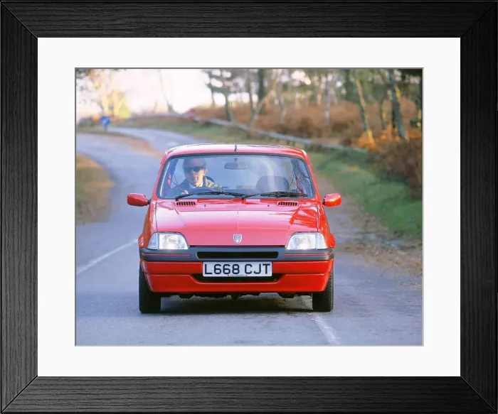 Framed Print : 1993 Rover Metro 1.1s Framed Print : 1993 Rover Metro 1.1s