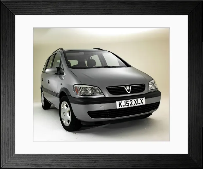 Framed Print : 2002 Vauxhall Zafira Framed Print : 2002 Vauxhall Zafira
