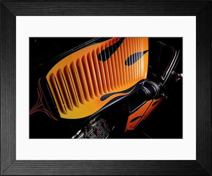 Framed Print : Ford Custom 1934. Artist: Simon Clay Framed Print : Ford Custom 1934. Artist: Simon Clay