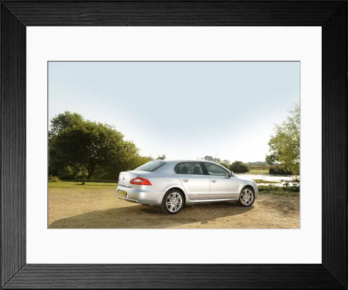 Framed Print : 2008 Skoda Superb Framed Print : 2008 Skoda Superb